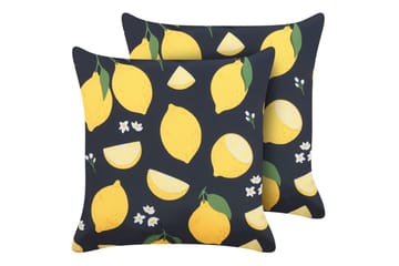 Pynteputer Citrus sett med 2 - Hagemøbler - Puter - Sofaputer & benkeputer