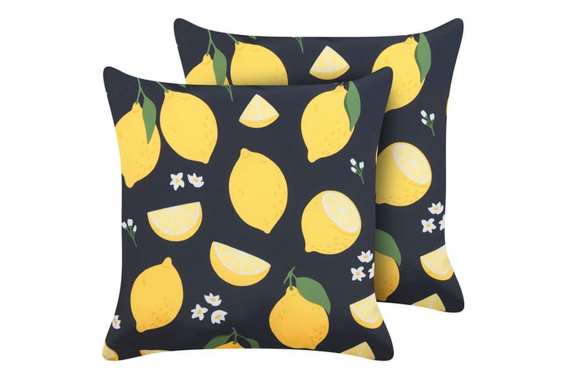 Pynteputer Citrus sett med 2 - Hagemøbler - Puter - Sofaputer & benkeputer