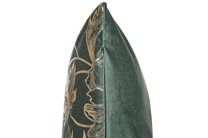 Pynteputer Daffodil-sett à 2 Grønn/gull - Grønn/gull - Tekstiler - Pute & pledd - Hagepute