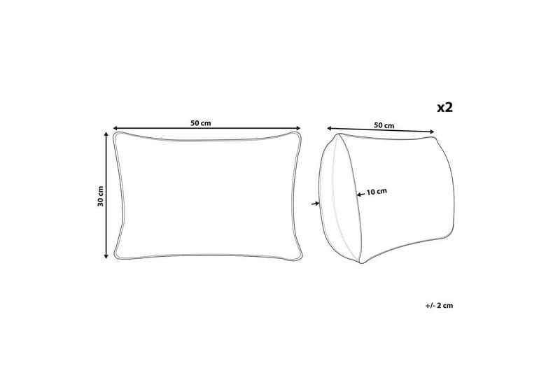 Pynteputer Gerbera sett av 2 - Tekstiler - Pute & pledd - Pynteputer