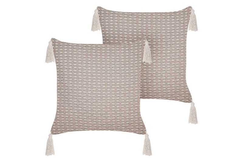 Pynteputer Hakone sett med 2 Taupe, Firkantet, Taupe, Firkantet