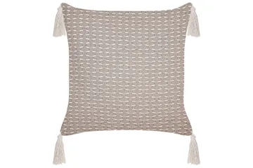 Pynteputer Hakone sett med 2 Taupe, Firkantet - Taupe, Firkantet - Tekstiler - Pute & pledd - Hagepute