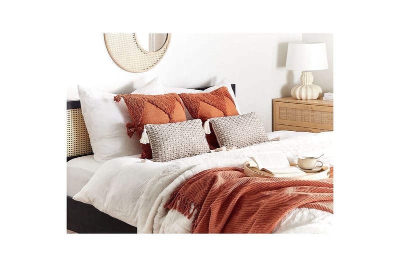 Pynteputer Hakone sett med 2 Taupe, Rektangulær - Taupe, Rektangulær - Tekstiler - Pute & pledd - Hagepute