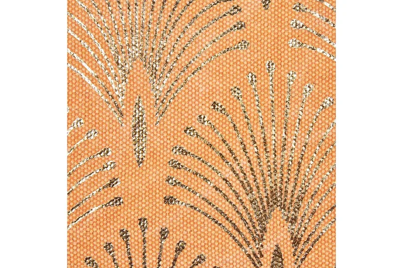 Pynteputer Hoya sett à 2 Oransje/gull - Oransje/gull - Tekstiler - Pute & pledd - Hagepute