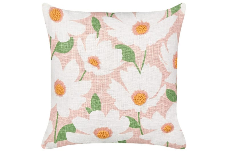 Pynteputer Jatropha sett à 2 Rosa/hvit/grønn/oransje - Rosa/hvit/grønn/oransje - Tekstiler - Pute & pledd - Hagepute