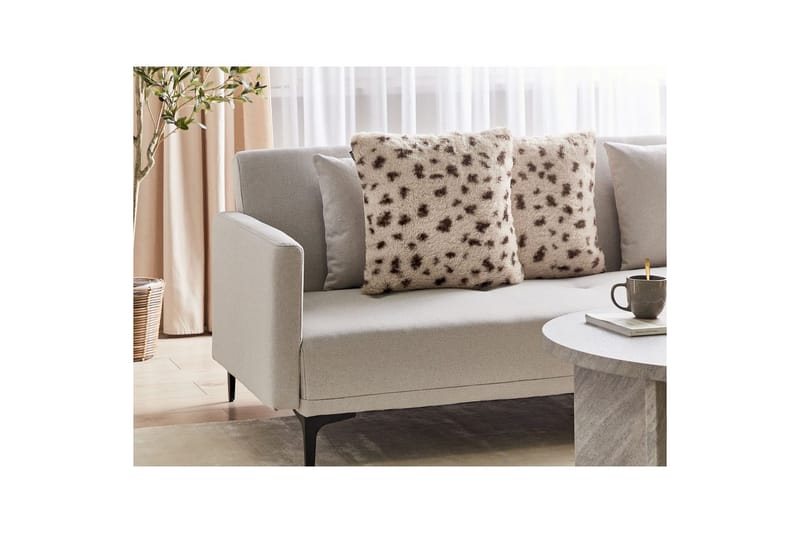 Pynteputer Kasra sett av 2 Lys beige - Lys beige - Hagemøbler - Puter - Øvrige puter