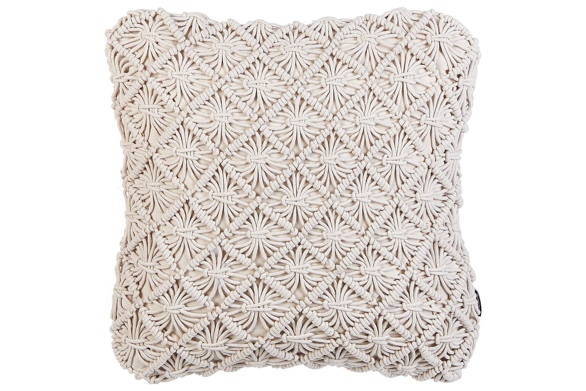 Pynteputer Kizkalesi sett av 2 Beige - Beige - Hagemøbler - Puter - Sofaputer & benkeputer