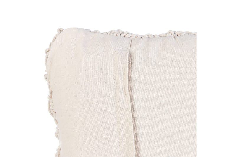 Pynteputer Kizkalesi sett av 2 Beige - Beige - Hagemøbler - Puter - Sofaputer & benkeputer