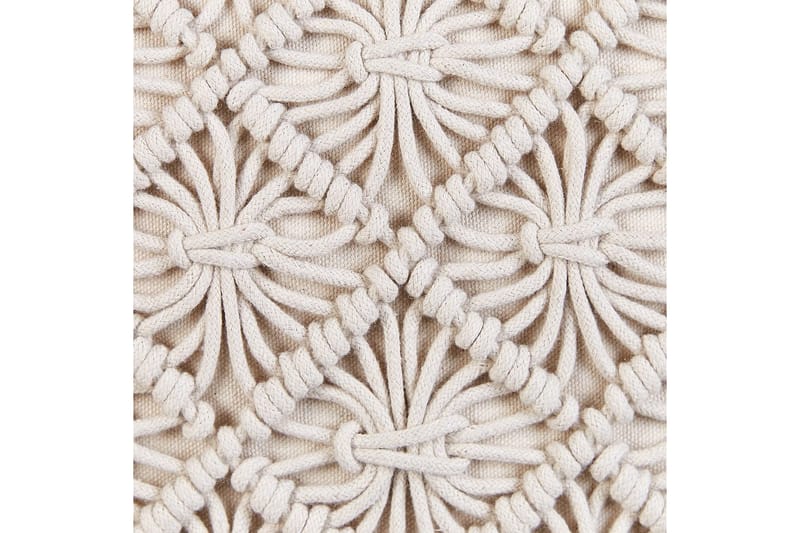 Pynteputer Kizkalesi sett av 2 Beige - Beige - Hagemøbler - Puter - Sofaputer & benkeputer