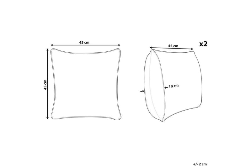 Pynteputer Lycrois sett med 2 - Tekstiler - Pute & pledd - Hagepute