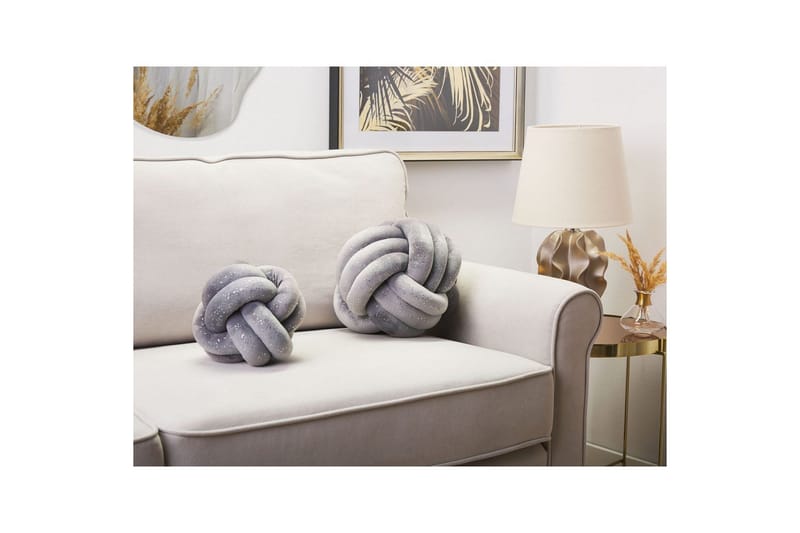 Pynteputer Malni Grå, 20x20x20 cm - Grå, 20x20x20 cm - Tekstiler - Pute & pledd - Pynteputer