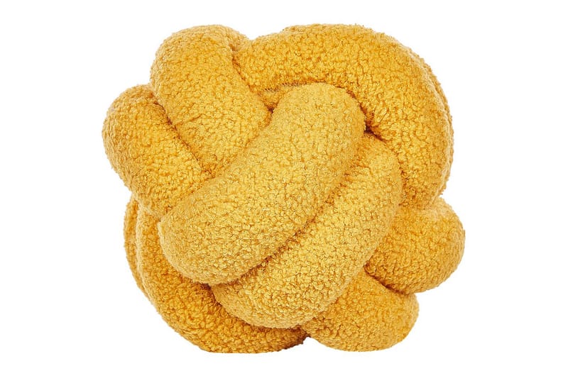 Pynteputer Malni Gul, 19x19x19 cm - Gul, 19x19x19 cm - Hagemøbler - Puter - Øvrige puter
