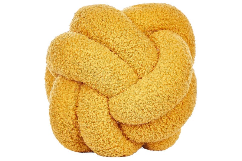 Pynteputer Malni Gul, 19x19x19 cm - Gul, 19x19x19 cm - Hagemøbler - Puter - Øvrige puter