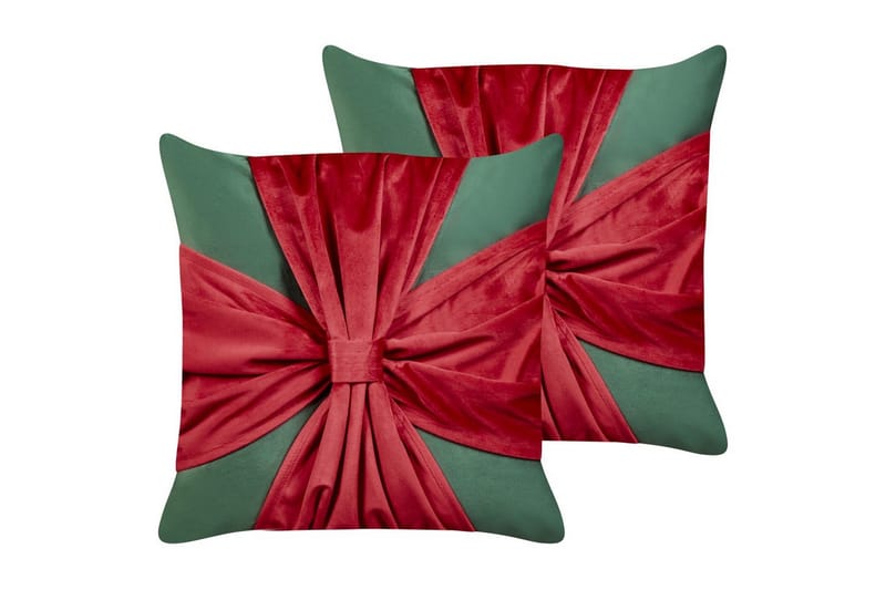 Pynteputer Marshmallow sett av 2 Grønn/rød, Grønn/rød