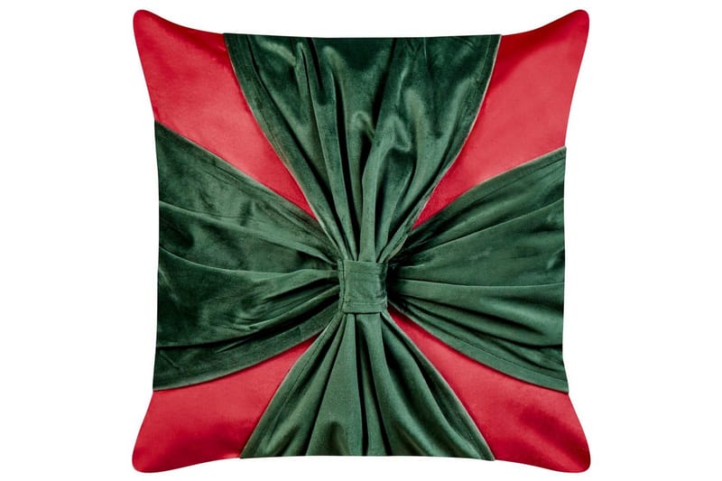 Pynteputer Marshmallow sett av 2 Rød/Grønn - Rød/Grønn - Tekstiler - Pute & pledd - Hagepute