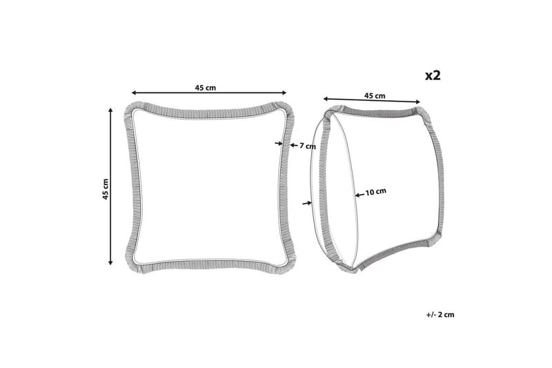 Pynteputer Mitella sett av 2 - Tekstiler - Pute & pledd - Hagepute