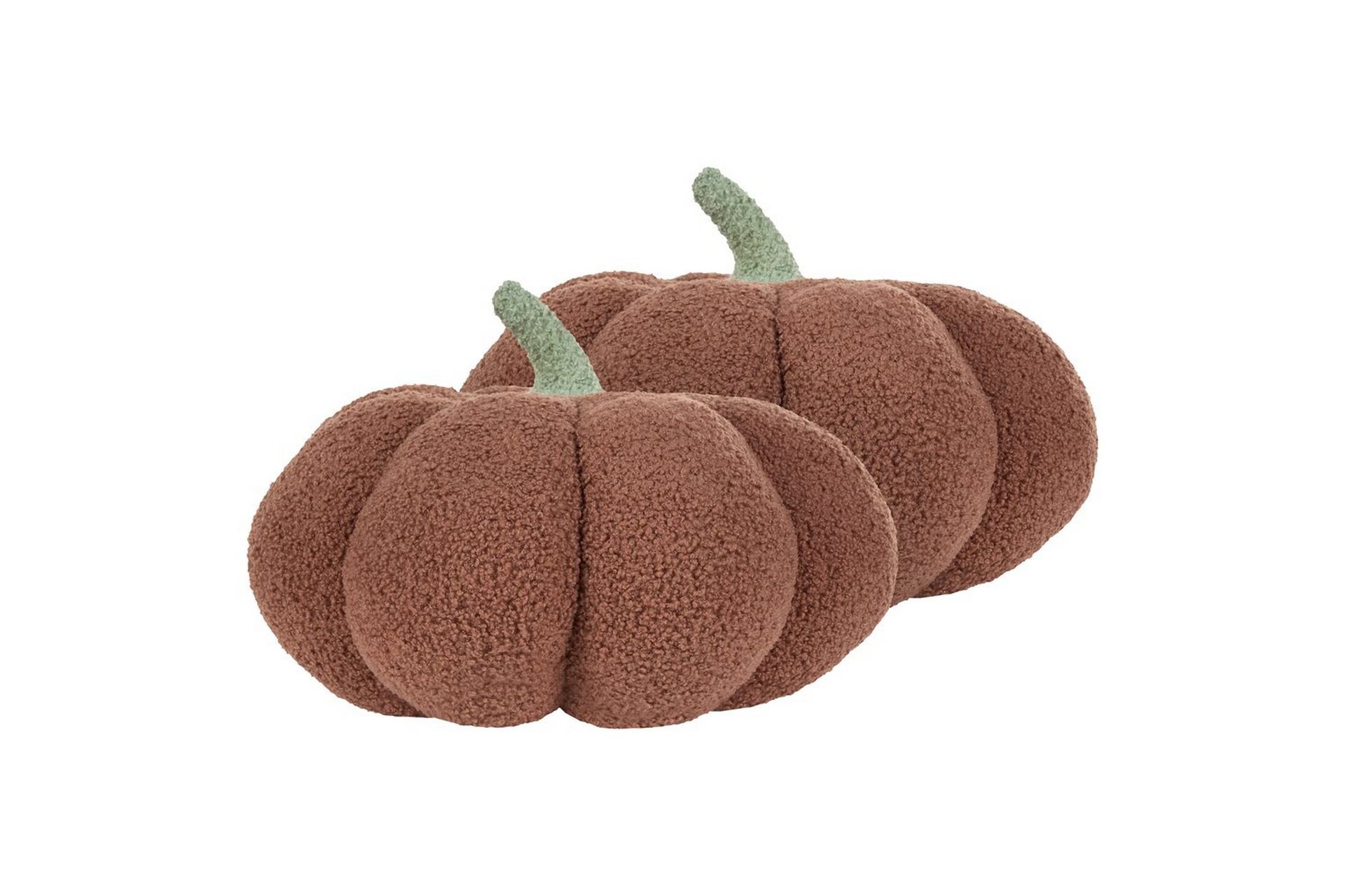 Pynteputer Munchkin sett á 2 Brun/Grønn, 35x35x30 cm - Brun/Grønn, 35x35x30 cm - Hagemøbler - Puter - Sofaputer & benkeputer