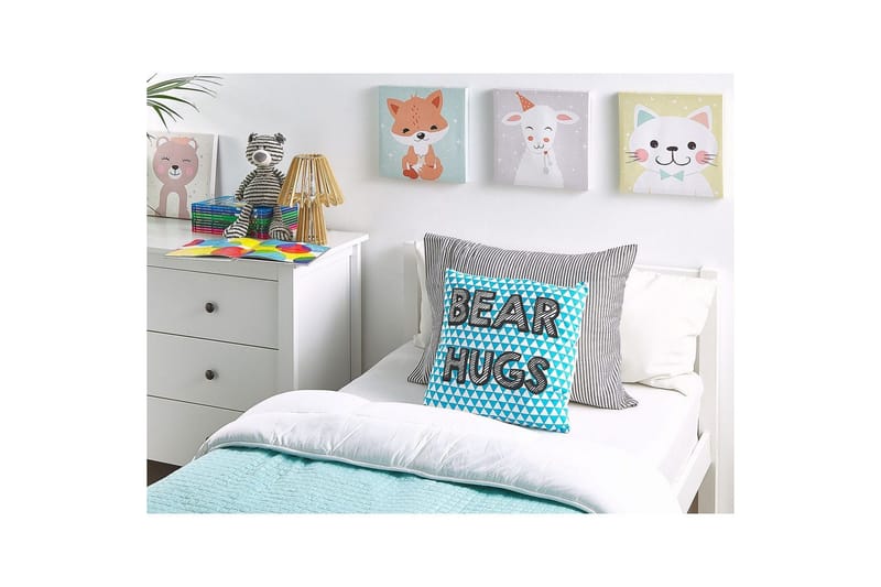 Pynteputer Radzkot Blå/hvit/svart - Blå/hvit/svart - Tekstiler - Pute & pledd - Pynteputer