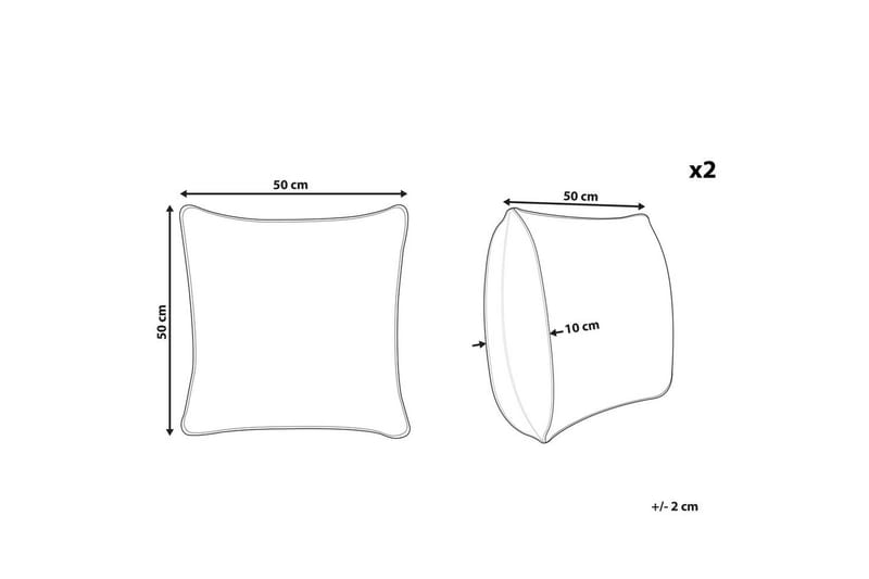 Pynteputer Serampore sett av 2 - Tekstiler - Pute & pledd - Hagepute