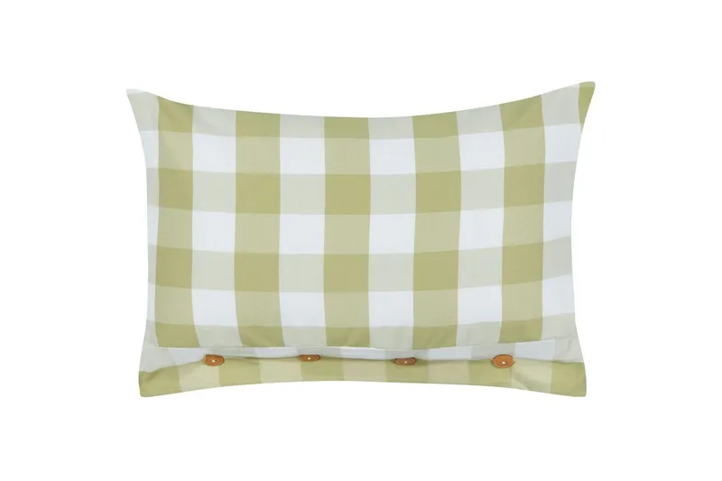 Pynteputer Tamnine Grønn/hvit, Rektangulær - Grønn/hvit, Rektangulær - Tekstiler - Pute & pledd - Hagepute