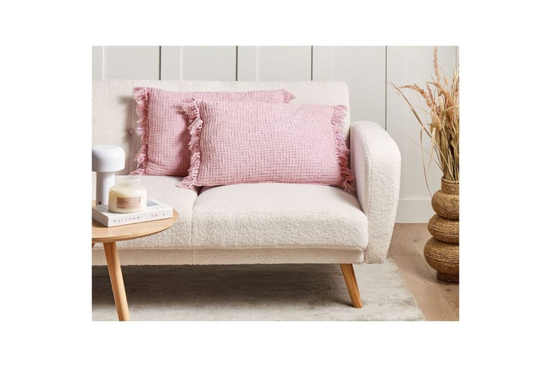 Pynteputer Tansy sett på 2 Rosa - Rosa - Tekstiler - Pute & pledd - Hagepute