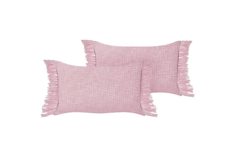 Pynteputer Tansy sett på 2 Rosa - Rosa - Hagemøbler - Puter - Sofaputer & benkeputer