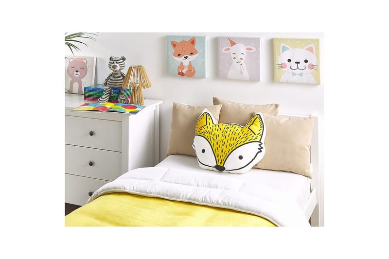 Pynteputer Vadodara sett à 2 Gul/Hvit/Svart - Gul/Hvit/Svart - Tekstiler - Barnetekstiler - Sengetøy til barn - Barneputer