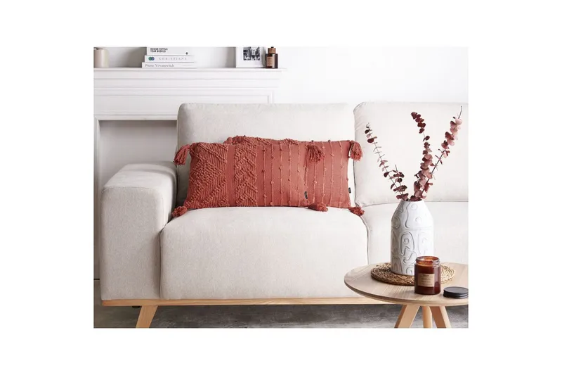 Pynteputer Valvaria sett à 2 Rød - Rød - Tekstiler - Pute & pledd - Pynteputer