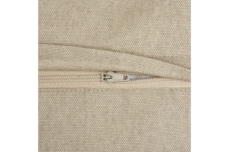 Pynteputer Velleia sett av 2 Beige/hvit - Beige/hvit - Hagemøbler - Puter - Øvrige puter
