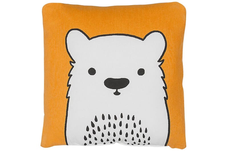 Pynteputer Waranasi sett med 2 Oransje/Hvit/Svart - Oransje/Hvit/Svart - Tekstiler - Barnetekstiler - Sengetøy til barn - Barneputer