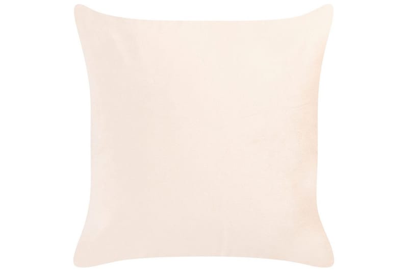 Pynteputer Yarrow sett med 2 Beige/Sølv - Beige/Sølv - Hagemøbler - Puter - Øvrige puter