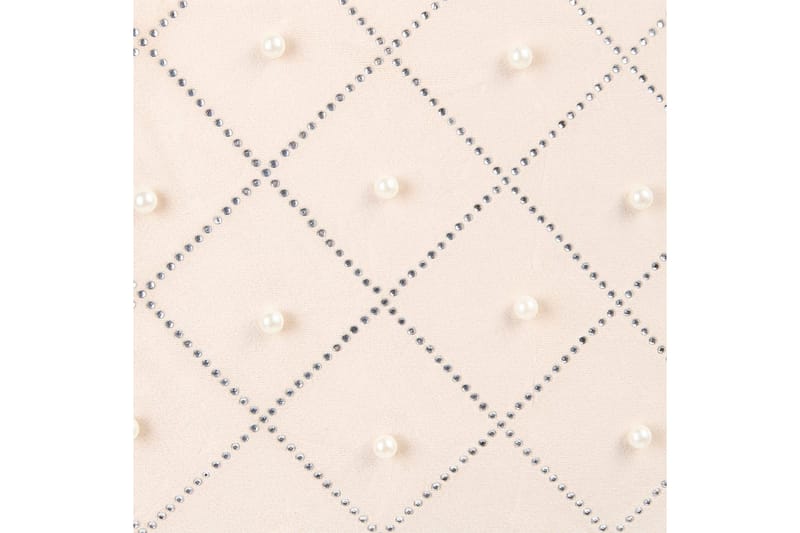 Pynteputer Yarrow sett med 2 Beige/Sølv - Beige/Sølv - Tekstiler - Pute & pledd - Hagepute