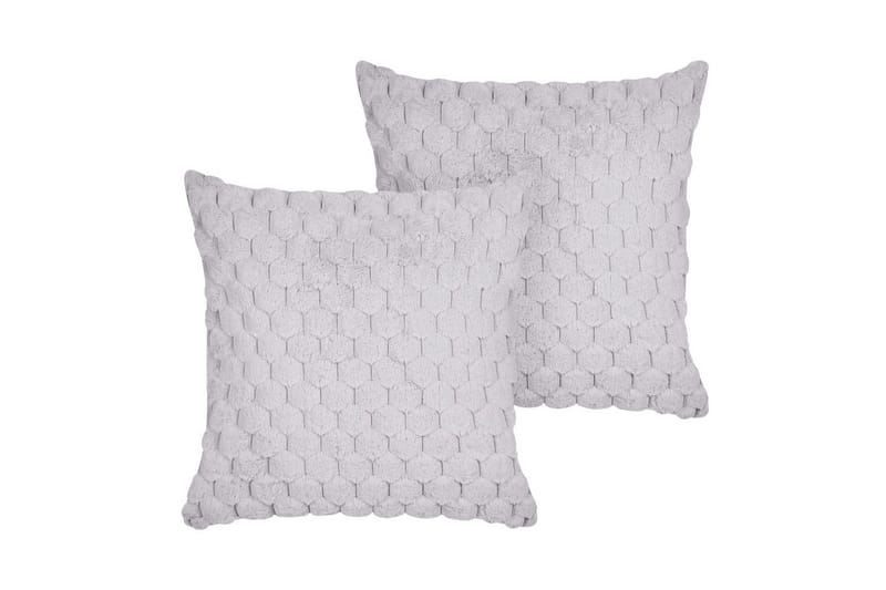 Pynteputer Purslane sett med 2 Grå, Grå