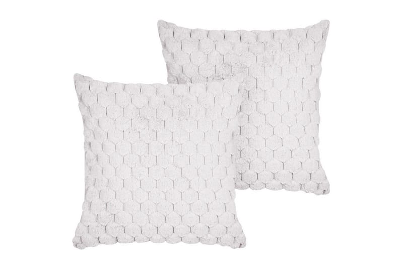 Pynteputer Purslane sett med 2 Hvit, Hvit