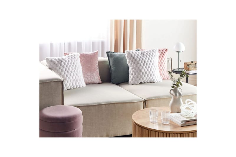 Pynteputer Purslane sett med 2 Hvit - Hvit - Tekstiler - Pute & pledd - Hagepute