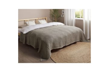 Sengeteppe Chagyl Taupe, 220x240 cm - Taupe, 220x240 cm - Tekstiler - Sengetøy - Sengeteppe - Sengeteppe dobbeltseng