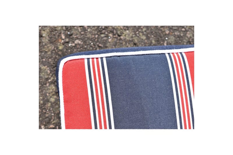 Sittedel med ryggstøtte Excellent Maxi Høy Rygg - Rød og blå-stripet - Hagemøbler - Puter - Solstolpute - Dekkstolputer