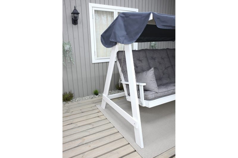 Sittedel med ryggstøtte Maxi Høy Rygg med Sideputer - Grå - Hagemøbler - Puter - Komplette putesett