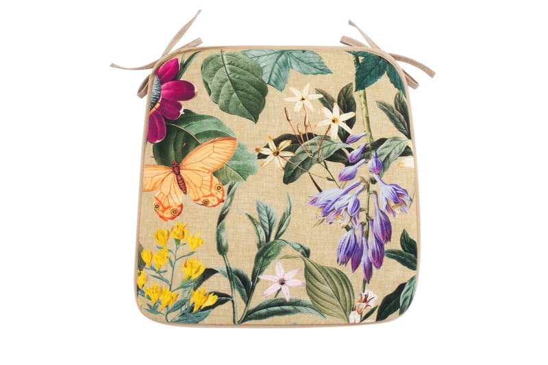 Amazon Setepute 39x39 cm Beige Floral - Hagemøbler - Puter - Sitteputer