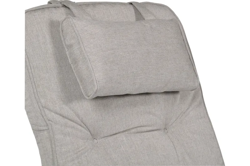 Askgrå B/B woodline,Nakkepute - Grå - Hagemøbler - Puter - Solstolpute - Dekkstolputer
