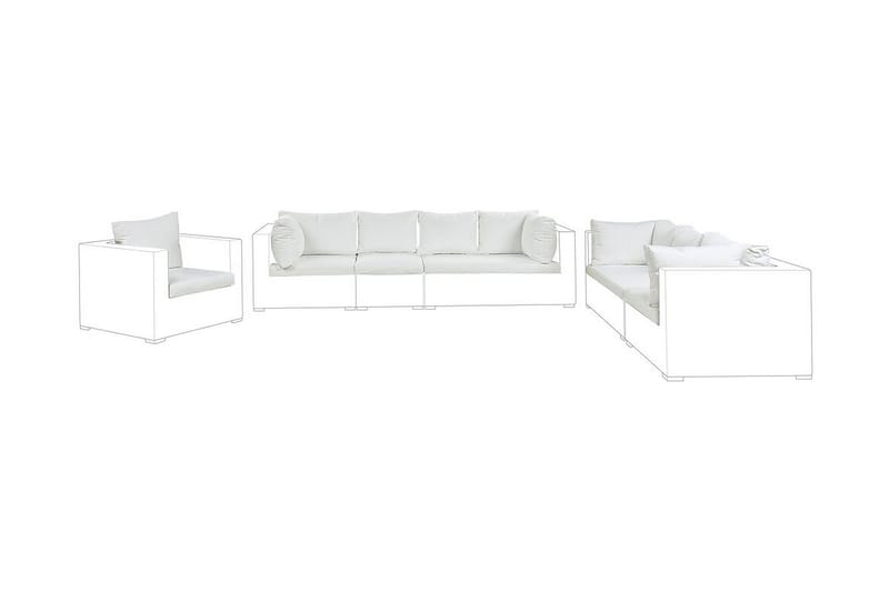 Melantha Putetrekk 75x120 cm - Kremhvit - Hagemøbler - Puter - Sitteputer