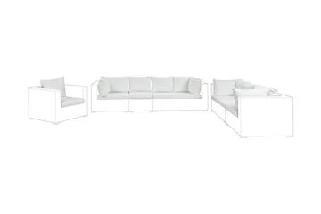 Melantha Putetrekk 75x120 cm - Kremhvit - Hagemøbler - Puter - Utendørstrekk