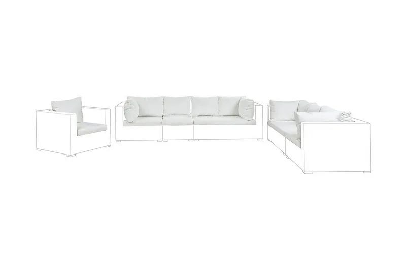 Melantha Putetrekk 75x120 cm - Kremhvit - Hagemøbler - Puter - Utendørstrekk