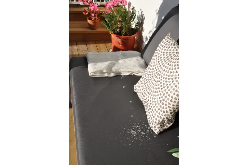 Royal Palle Sittepute 120x80 cm Vannavstøtende Svart - Fritab - Hagemøbler - Puter - Sitteputer