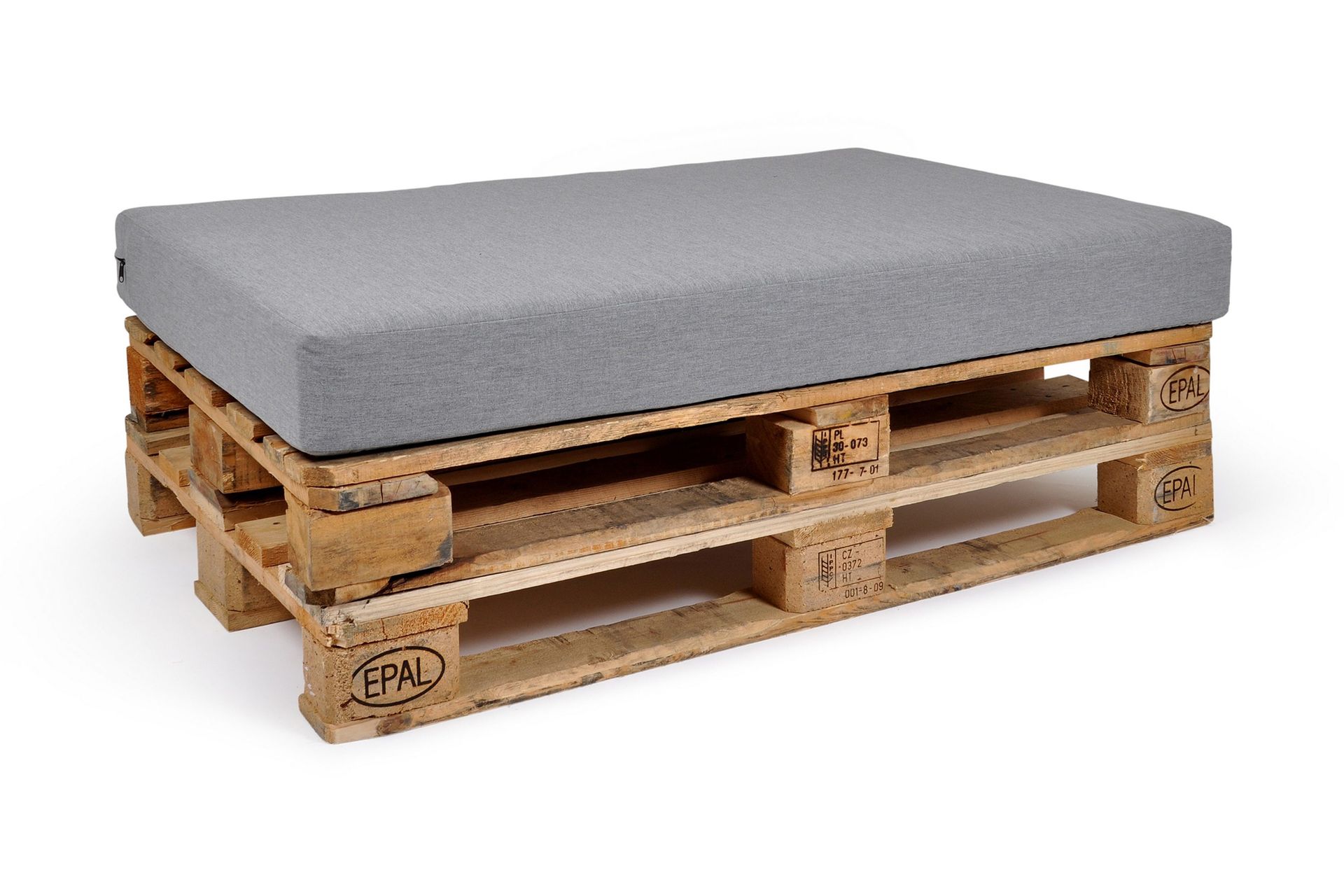 Royal Palle Sittepute 120x80 cm Vannavstøtende Lysegrå - Fritab