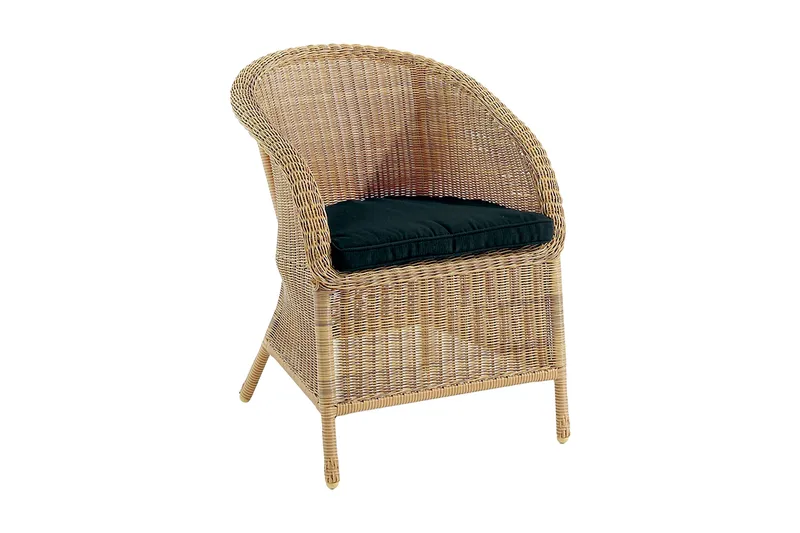 Siam Sittdyna Struktur Fritab Black - Hagemøbler - Puter - Sitteputer