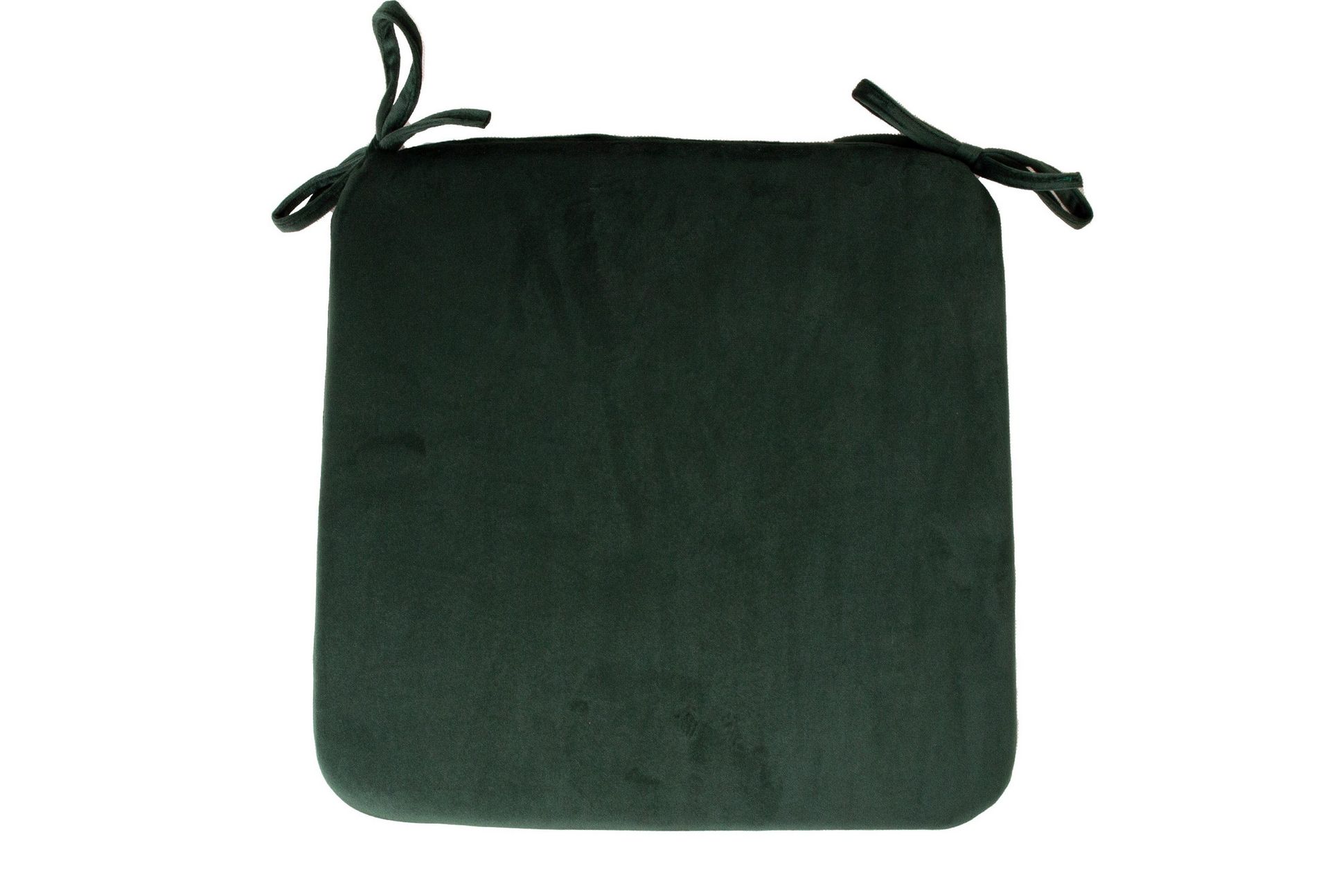 Velvet Sittepute 39x39x25 cm Mørkegrønn -