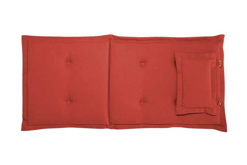 Wilhelmina Pute til Hagestol 8-pk - Rød - Hagemøbler - Puter - Sitteputer
