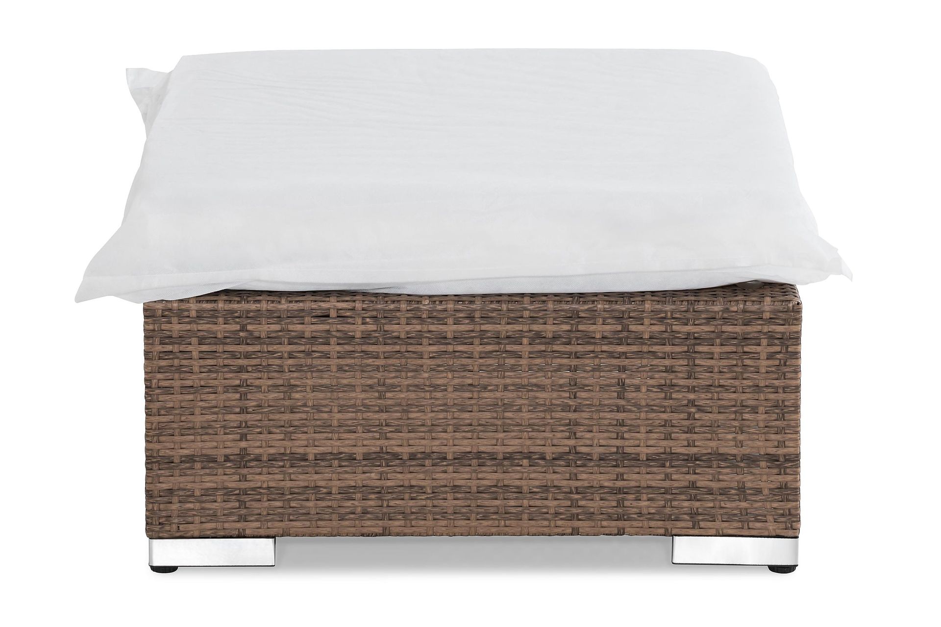 Bahamas Innerpute Ottoman/Bord - Hvit