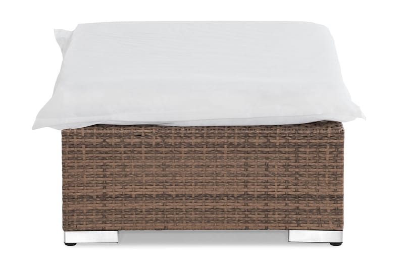 Bahamas Innerpute Ottoman/Bord, Hvit